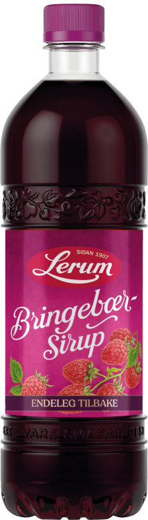 Bringebærsirup 0,75l Lerum