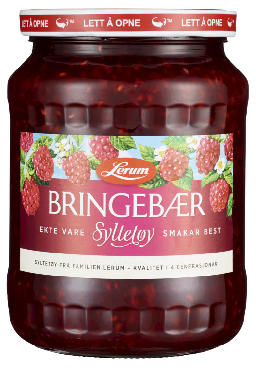 Bringebærsyltetøy 800g Lerum