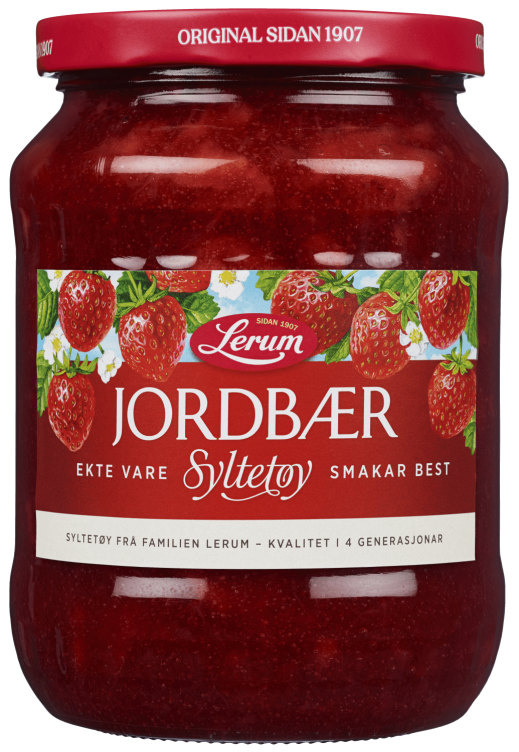 Jordbærsyltetøy 800g Lerum