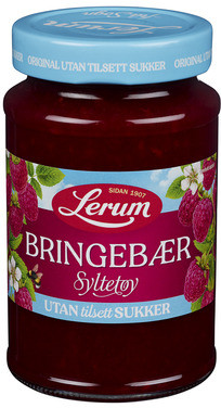Bringebærsyltetøy Original Utan Tilsett Sukker 435g
