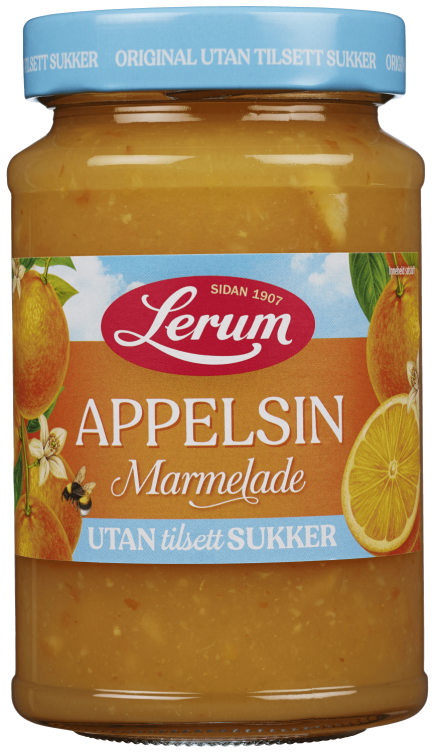 Appelsinmarmelade u/Sukker 435g Lerum