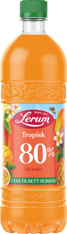 Tropisk Fruktsaft u/Tilsett Sukker 0,75l Lerum