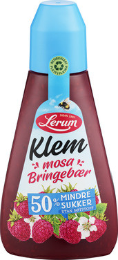 Klem Bringebær Mindre Sukker Lerum