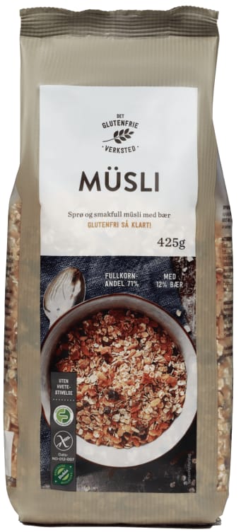 Muslimiks m/Bær Gl.Fri Økol 425g Dgv