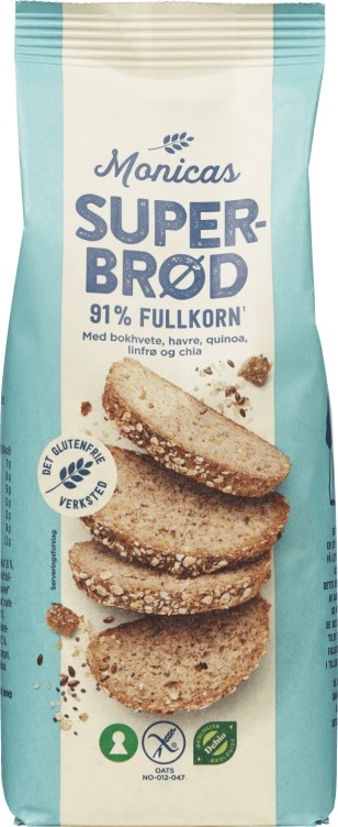Superbrød Bakemiks 450g Det Glutenfrie Verksted