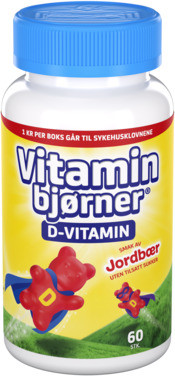 Vitaminbjørner D-vitamin 60stk Vitaminbjørner®