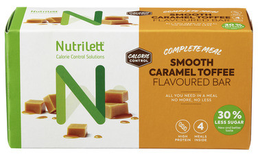 Nutrilett Bar 4pk 57g Smooth Caramel