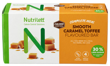 Nutrilett Bar 4pk 57g Smooth Caramel