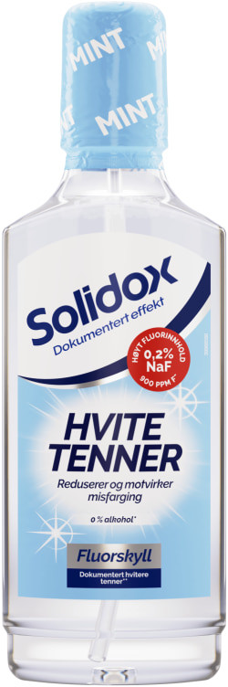 Solidox Munnskyll Hvite Tenner 500ml