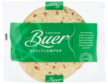 Speltlomper Ferske 8stk Buer