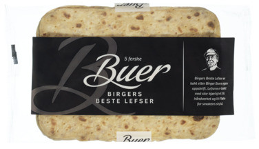 Birgers Beste Lefser 5stk Ferske Buer
