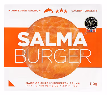 Salma® Burger original 1 stk lakseburger, 1 stk