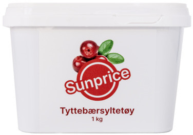 Sunprice Tyttebærsyltetøy 1kg