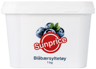 Sunprice Blåbærsyltetøy 1kg