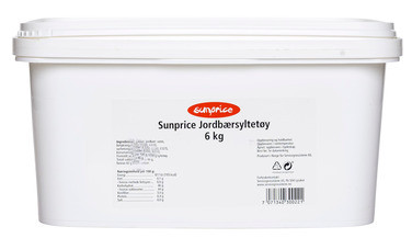 Sunprice Jordbærsyltetøy 6kg