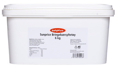 Sunprice Bringebærsyltetøy 6kg