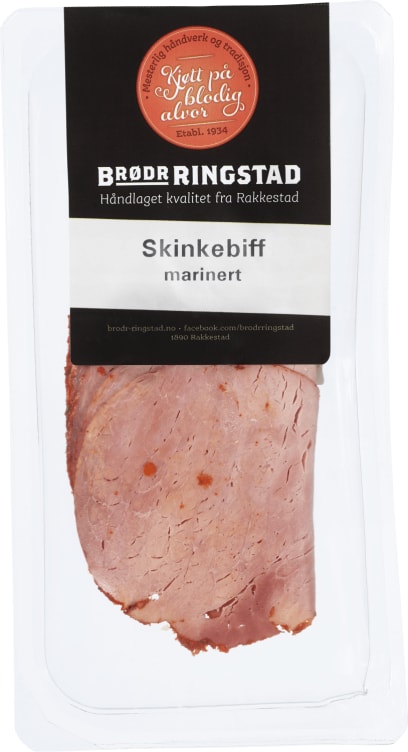 Skinkebiff Marinert 100g Brødr.Ringstad