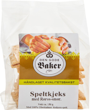 Den Gode Baker Speltkjeks Øko 150g