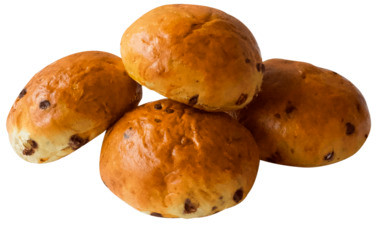 Den Gode Baker Speltboller m/Sjokolade Lettstekt Øko 4-pk