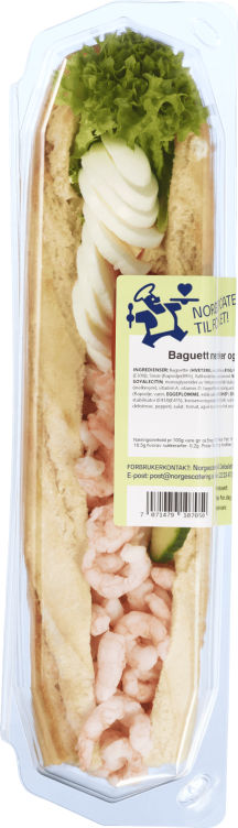 Baguette Fin m/Reker&Egg