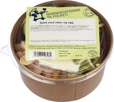 Salat Reker/egg Fersk
