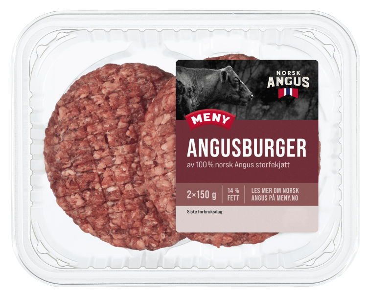 Angusburger 2x150g Meny