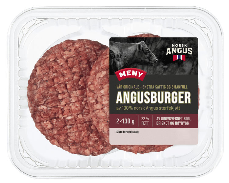 Angusburger 2x130g Meny