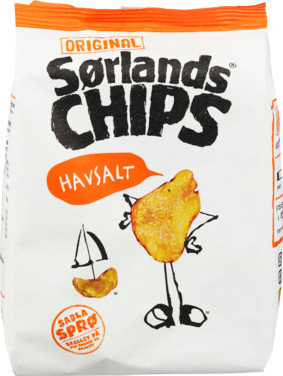 Sørlandschips Havsalt 100g