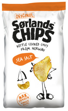 Sørlandschips Sea Salt 160g