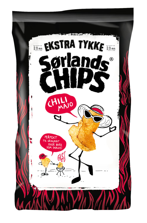 Sørlandschips Sommer Chili Mayo 180g