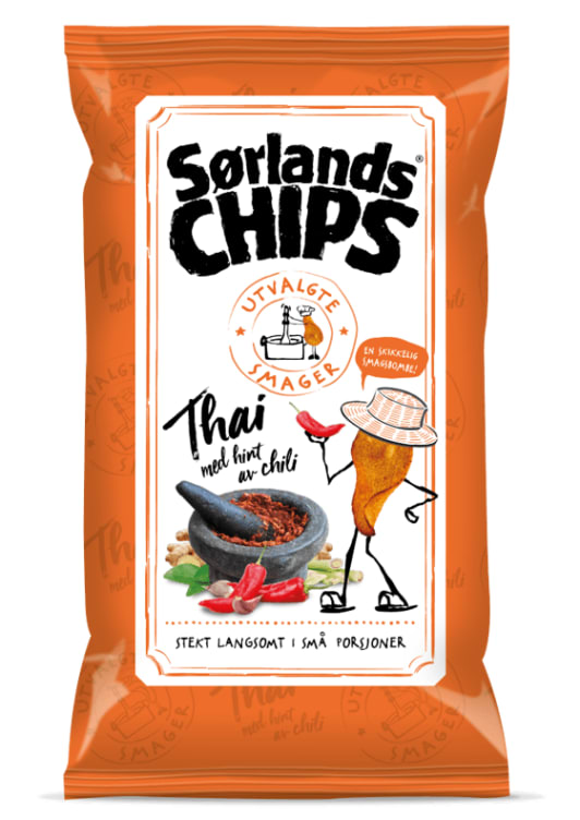 Sørlandschips Thai 100g Utvalgte Smager