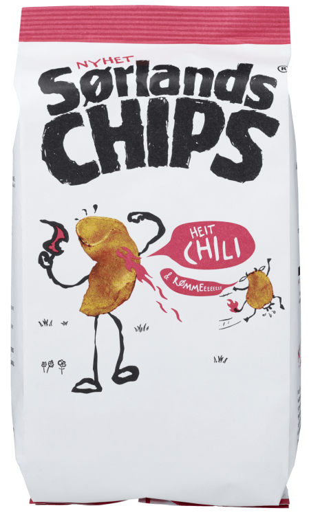 Sørlandschips Chili&Rømme 180g