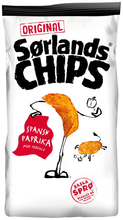 Sørlandschips Spansk Paprika 200g