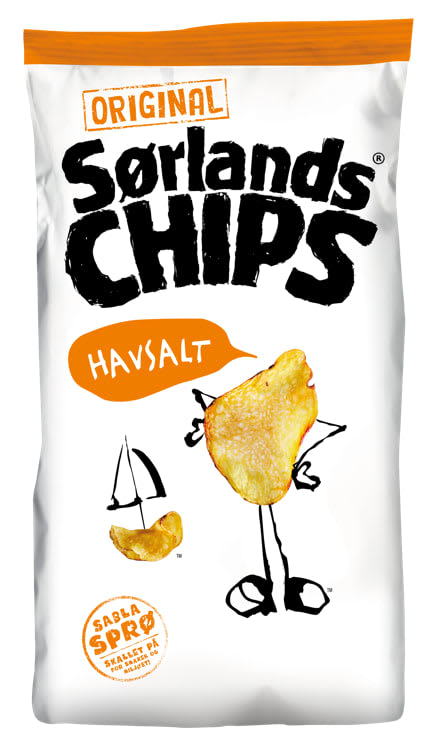 Original Havsalt 190g Sørlandschips