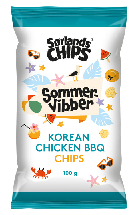 Sørlandschips Korean Chicken 100g Sommervibber