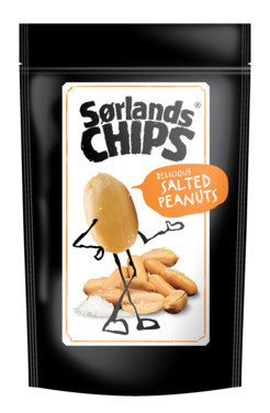 Sørlandschips Salted Peanuts 90g