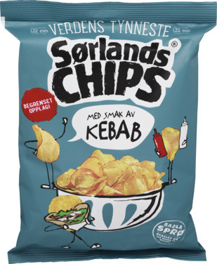 Verdens Tynneste Sc Kebab 230g