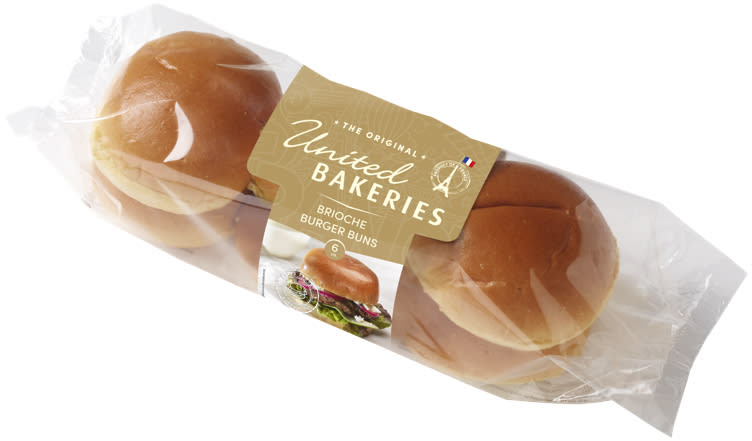 Hamburgerbrød Brioche 300g United Bakeries