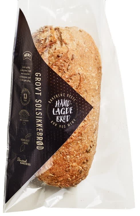 Solsikkebrød Grovt Håndlagd 790g United Bakeries