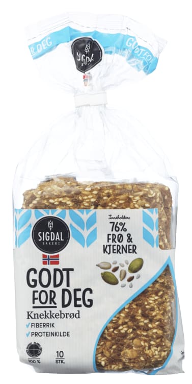 Knekkebrød Godt for Deg 235g Sigdal