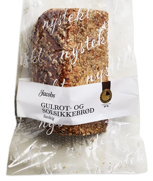 Solsikkebrød Gulrot 715g Jacobs Utvalgte