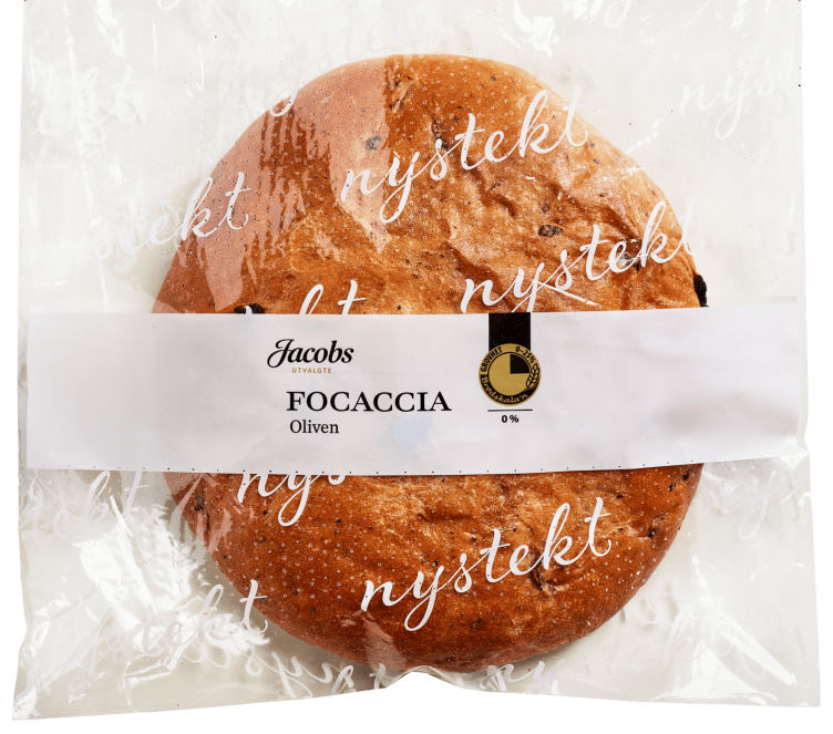 Jacobs Focaccia Oliven 500g United Bakeries