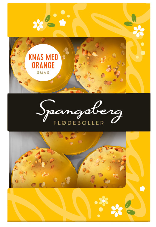 Flødebolle Organge Knas 124g