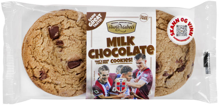 Cookies Milk Choco 4x45g Aunt Mabels
