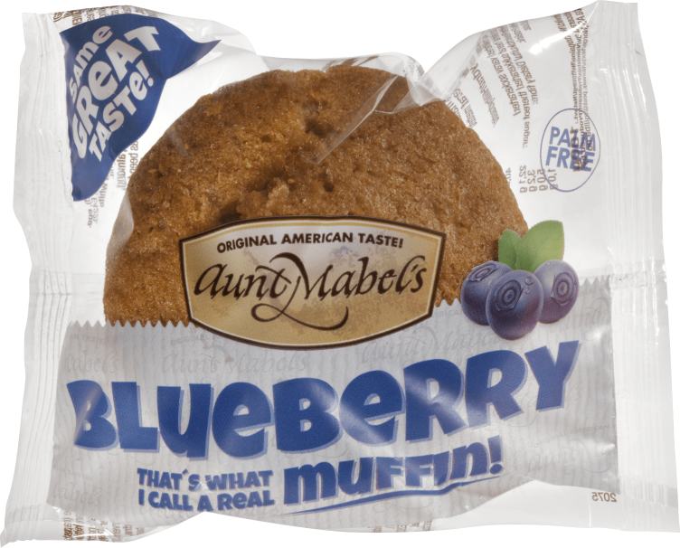 Muffins Blueberry 95g Aunt Mabels