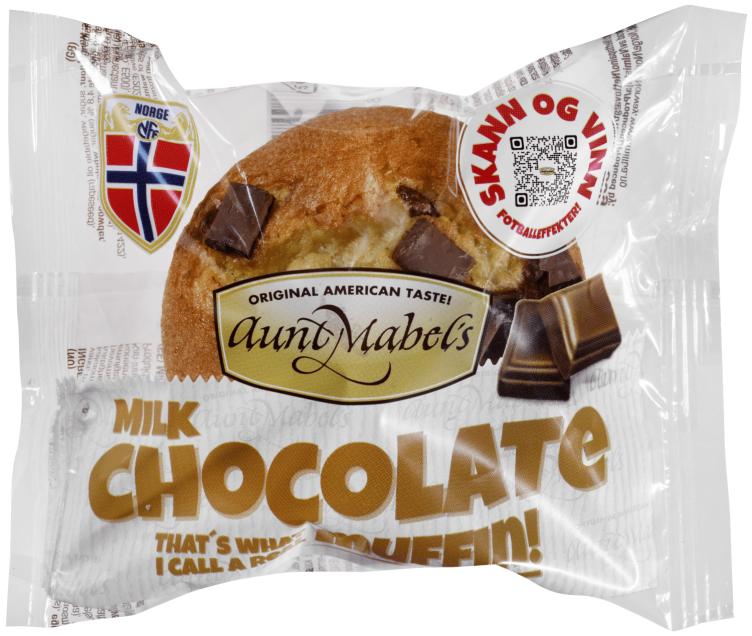 Muffins Milk Chocolate 95g Aunt Mabels