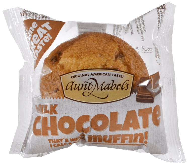 Muffins Milk Chocolate 95g Aunt Mabels