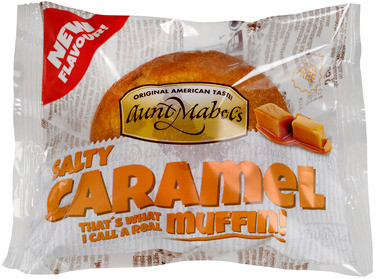 Muffins Salty Caramel 95g Aunt Mabels