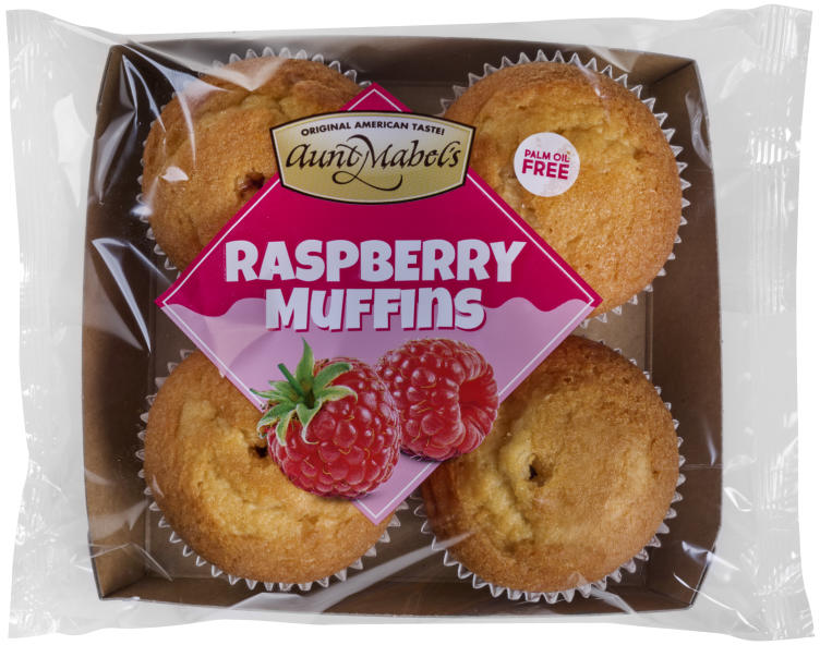 Muffins Raspberry 280g Aunt Mabels
