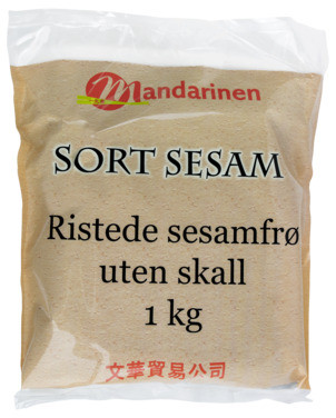 Sesamfrø Svart 1000 Gr Mandarinen